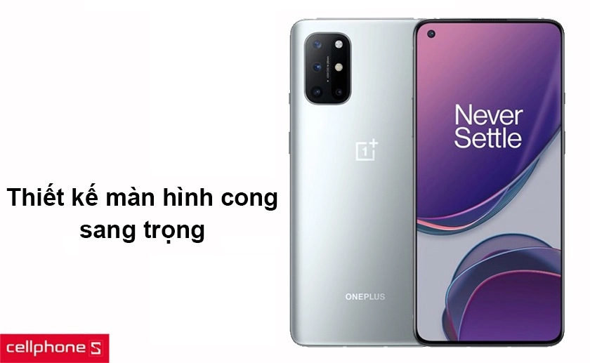 Thiết kế màn hình cong, sang trọng