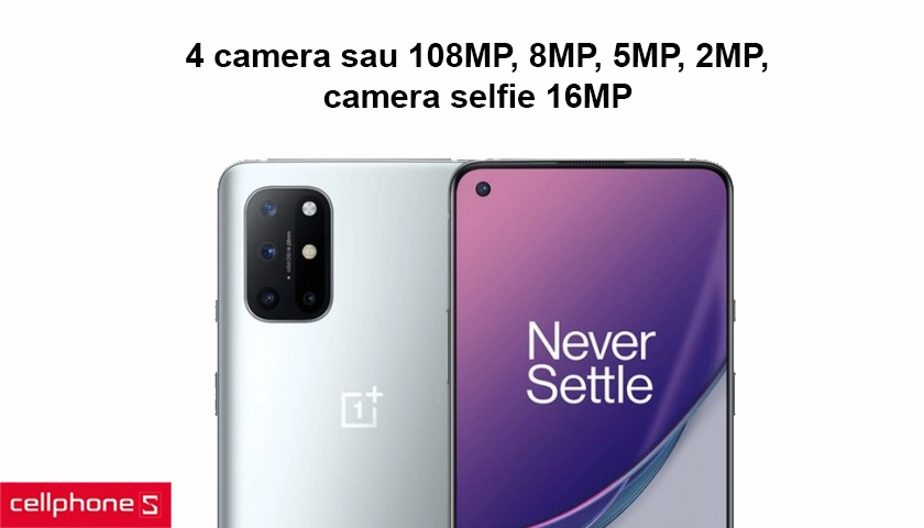 Cụm camera ấn tượng với cảm biến chính 108MP