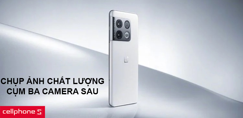 Chụp ảnh chất lượng với cụm ba camera sau, camera chính 64MP