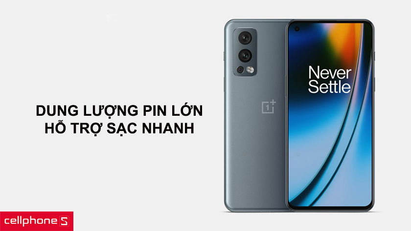 Dung lượng pin lớn, hỗ trợ sạc nhanh 30W
