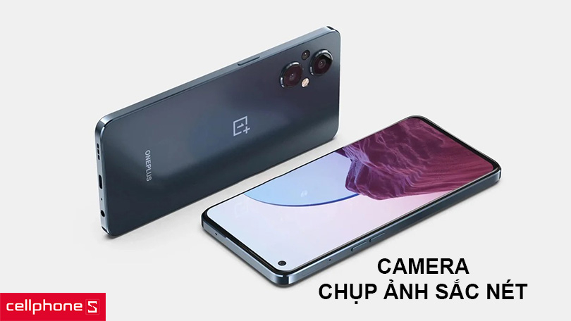 Cụm camera kép chụp ảnh sắc nét, camera selfie chất lượng