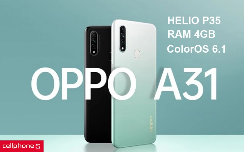 Hiệu năng cao với chip Helio P35 và RAM 4GB