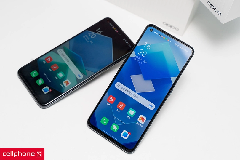 Chạm, vuốt mượt mà trên màn hình AMOLED tiết kiệm điện năng
