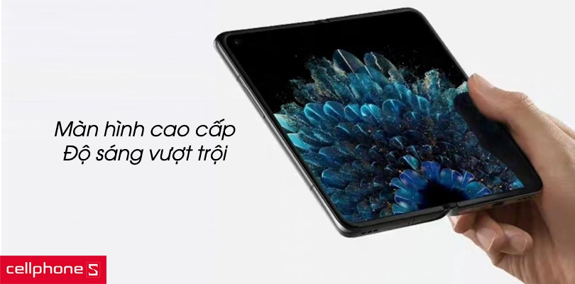Màn hình điện thoại Find N chất lượng, độ sáng vượt trội