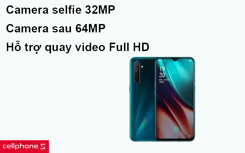Camera selfie 32MP, camera chính có cảm biến lên đến 64MP và góc chụp siêu rộng