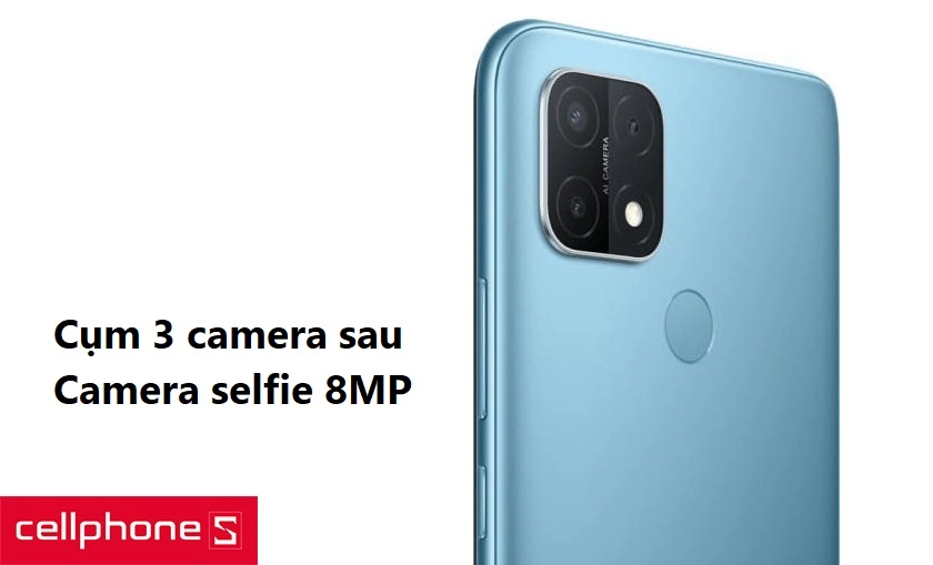 Bộ camera sau 13MP-2MP-2MP, camera trước 8MP
