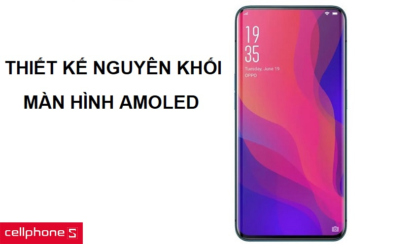 Màn hình cong 2.5D AMOLED Full HD, mặt kính cường lực Gorilla Glass 5