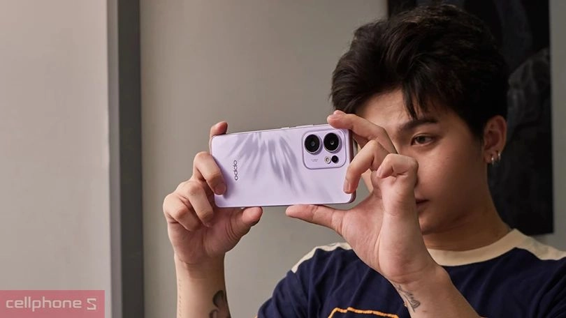 Camera chính Oppo Reno13 F 50MP, chụp sắc nét
