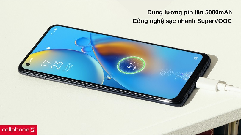 Thỏa sức sử dụng dài ngày với pin 5000mAh
