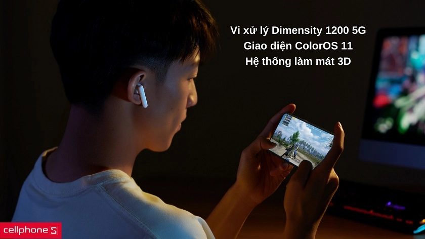 Hiệu năng tuyệt vời đến từ vi xử lý Dimensity 1200