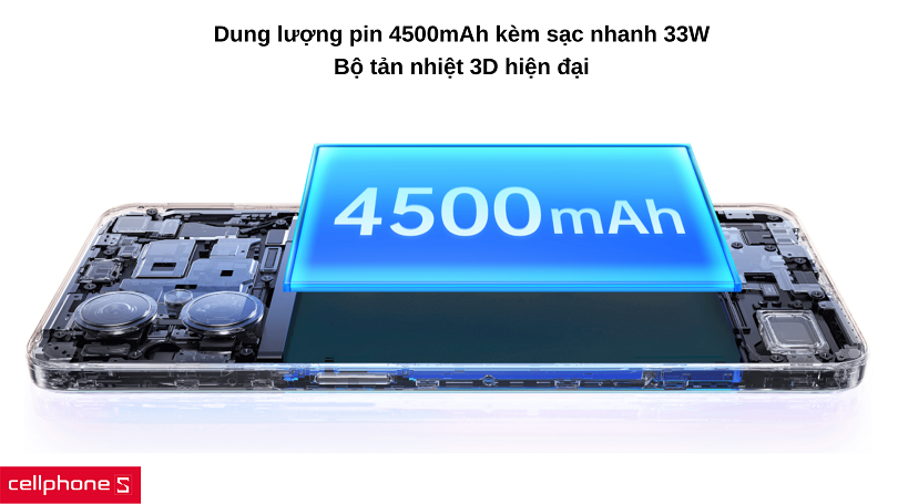 Dung lượng pin lớn cùng bộ làm mát thông minh