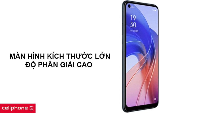 Màn hình kích thước lớn, độ phân giải cao hiển thị rõ nét