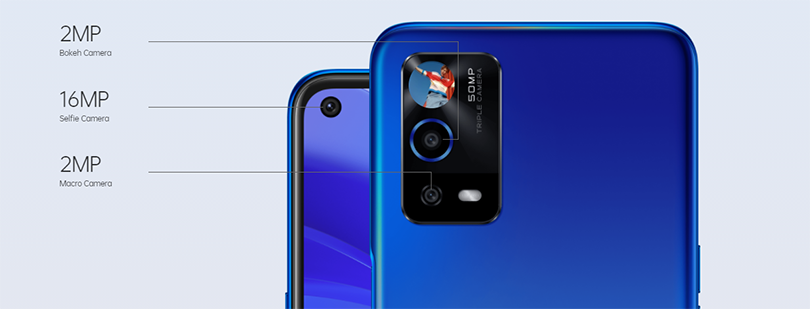 Cụm 3 camera sau, hỗ trợ AI