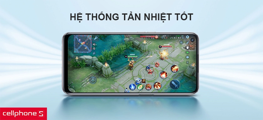 Hiệu năng ổn định với con chip MediaTek Dimensity 700