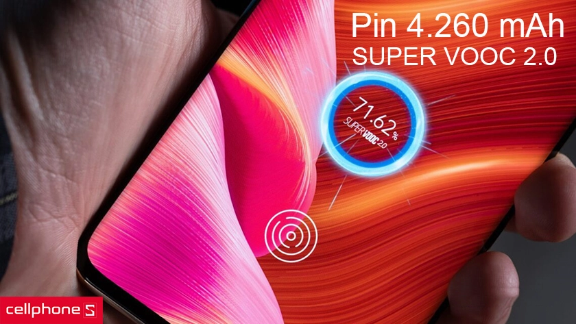 Pin 4.260 mAh, sạc siêu nhanh VOOC