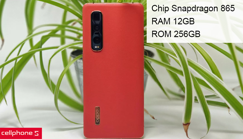 Dòng flagship mạnh mẽ với cấu hình chip Snapdragon 865, RAM 12GB