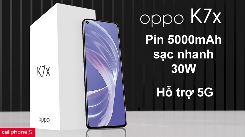 Pin dung lượng 5000mAh sạc nhanh trang bị 5G