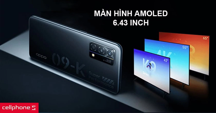 Màn hình Super AMOLED, độ phân giải FullHD, tần số 90Hz