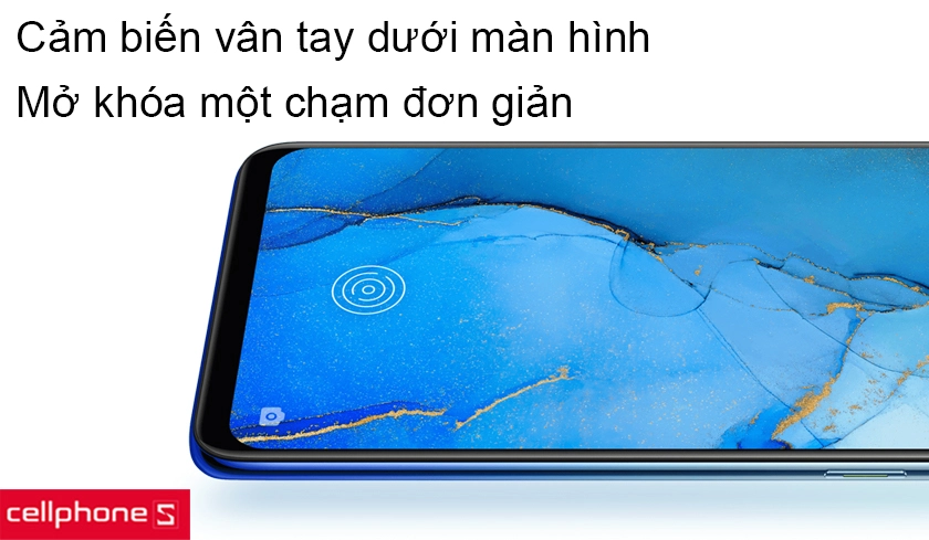 Cảm biến vân tay dưới màn hình hiện đại giúp bảo mật hiệu quả cho smartphone