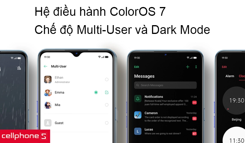 Hệ điều hành ColorOS 7 trên nền tảng Android 10