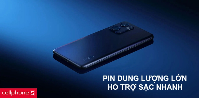 Dung lượng pin vừa phải, công nghệ sạc nhanh tiên tiến