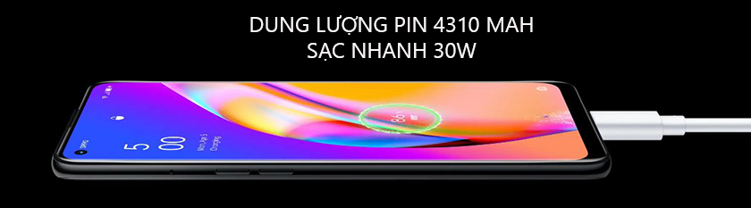 Trang bị vân tay âm màn hình, dung lượng pin 4310 mAh, sạc nhanh 50W