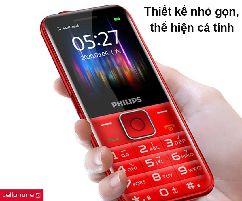 Thiết kế nhỏ gọn, thể hiện cá tính