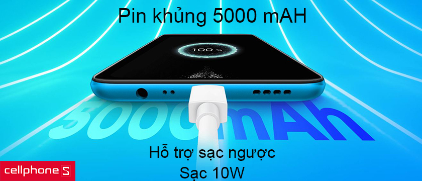 Dung lượng pin 5000 mAh