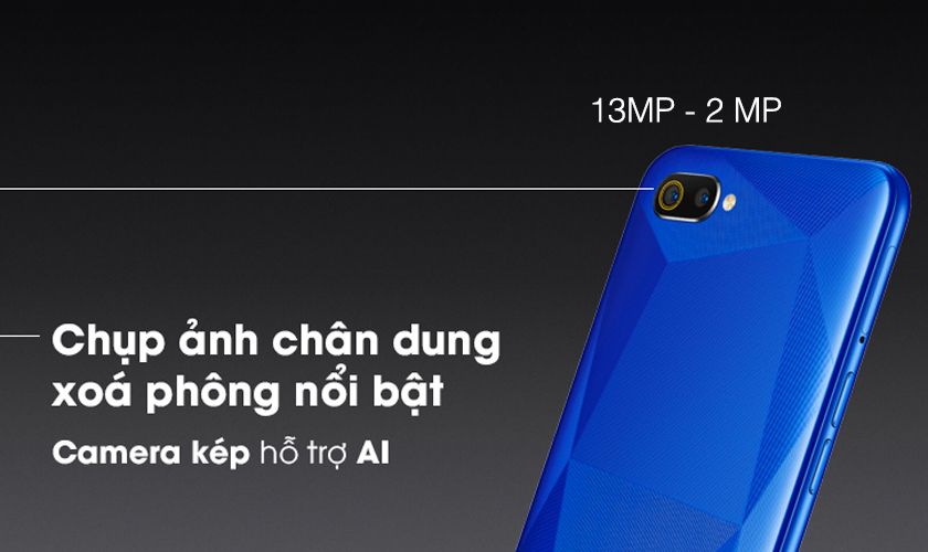 Camera kép 13MP-2 MP chụp ảnh xoá phông, quay phim Full HD