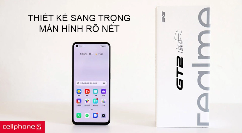 Thiết kế cực đỉnh, màn hình sống động