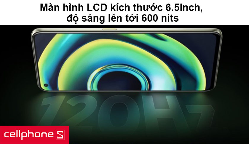 Màn hình LCD kích thước 6.5 inch tăng trải nghiệm người dùng