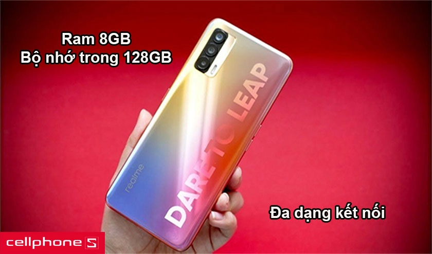 Ram 8GB, bộ nhớ trong 128GB, đa dạng kết nối