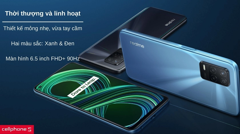 Vẻ ngoài thời thượng và linh hoạt cùng màn hình 6.5 inch FHD+