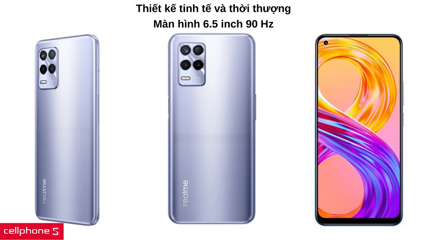 Thiết kế tinh tế và thời thượng cùng màn hình 90 Hz