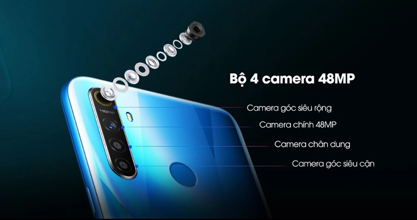 Hệ thống 4 camera 48MP cho những bức hình sắc nét, rực rỡ, sống động