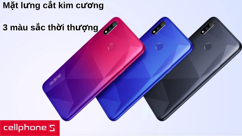 Thiết kế mặt cắt kim cương gradient, nhiều màu sắc bắt mắt