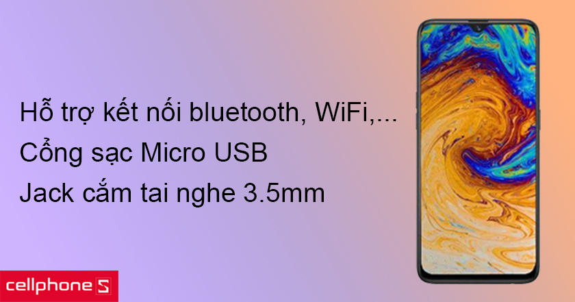 Hỗ trợ kết nối không dây như bluetooth, WiFi đồng thời giữ nguyên jack cắm 3.5mm