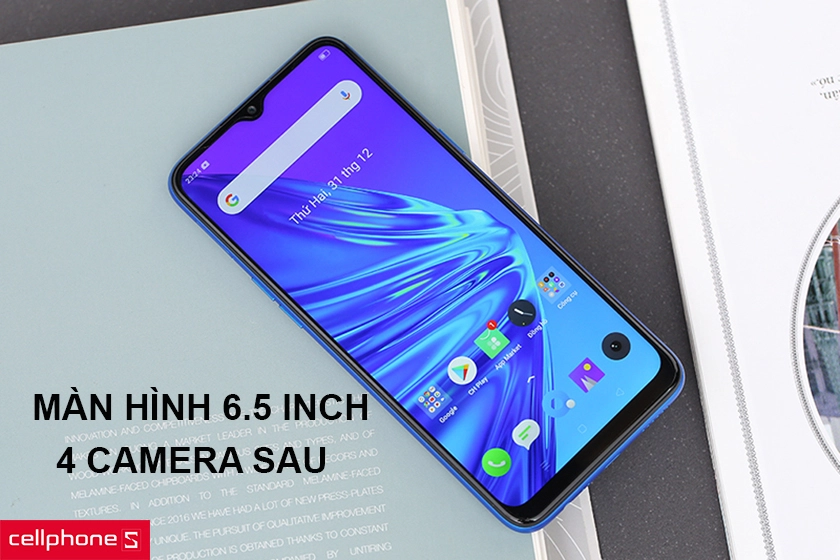 Điện thoại Realme 5 - điện thoại 4 camera sau độc đáo