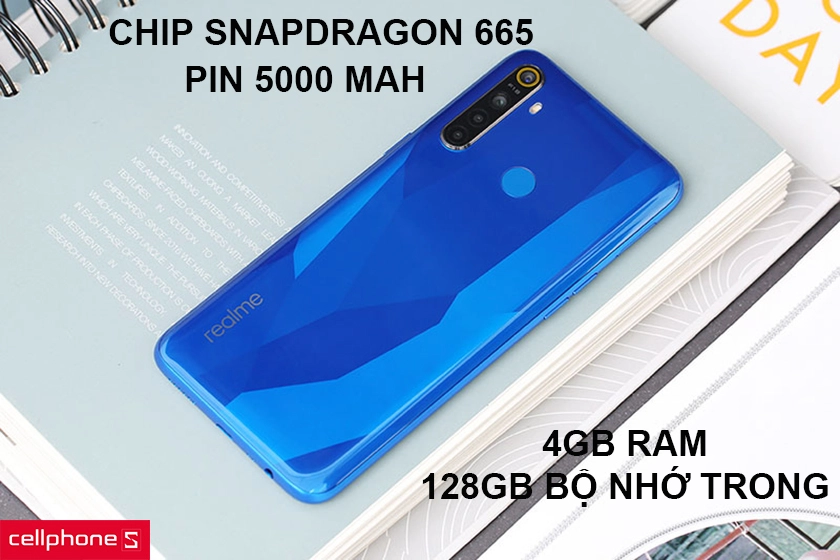 Qualcomm Snapdragon 665 8 nhân,4 GB RAM