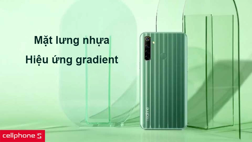 Các góc cạnh bo cong nhẹ nhàng, mặt kính cường lực Gorilla Glass 6