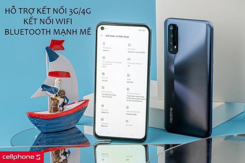 Hỗ trợ kết nối 3G/4G, kết nối WiFi, Bluetooth mạnh mẽ