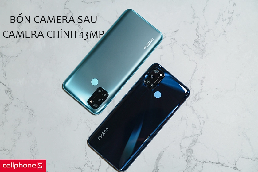 Bốn camera sau chụp góc siêu rộng, macro, camera selfie 13MP