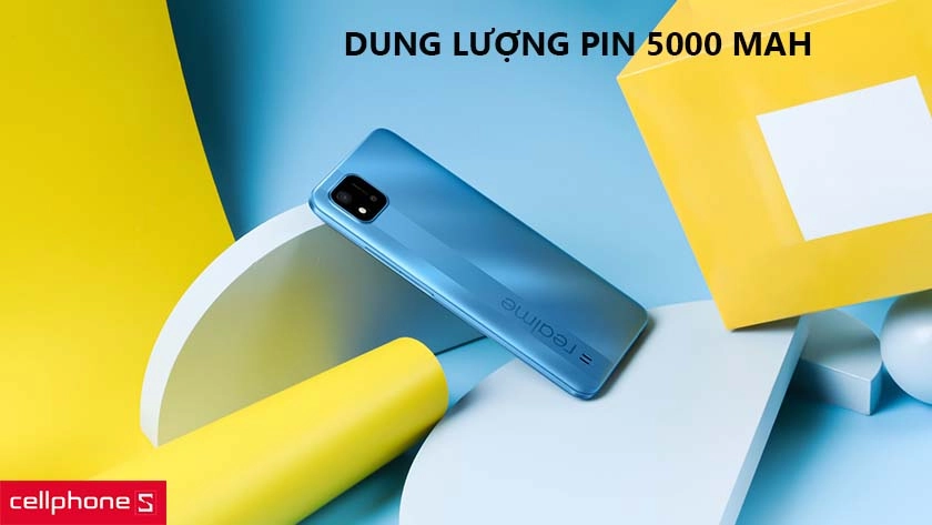 Pin 5000 mAh cùng cụm 4 camera sau
