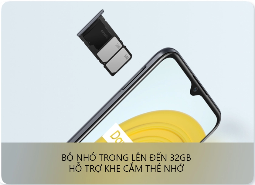Lưu trữ thoải mái với bộ nhớ trong lên đến 128GB
