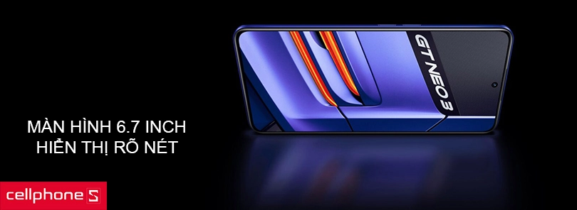 màn hình AMOLED 6.7 inch