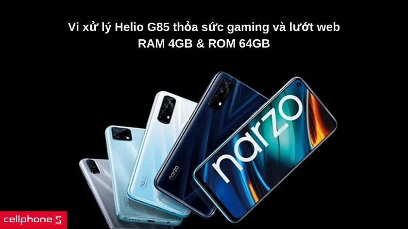 Hiệu năng "chiến" game mượt mà với vi xử lý Helio G85