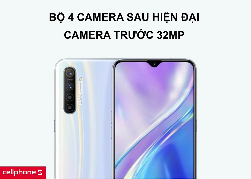 Bộ 4 camera sau cùng camera trước 32MP cho chất lượng Selfie đỉnh cao