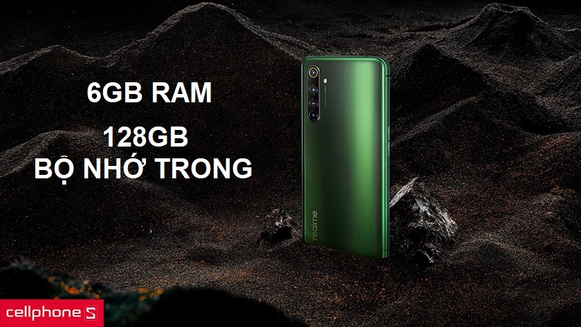 6GB RAM, 128GB bộ nhớ trong và khả năng truyền tải dữ liệu UFS 3.0