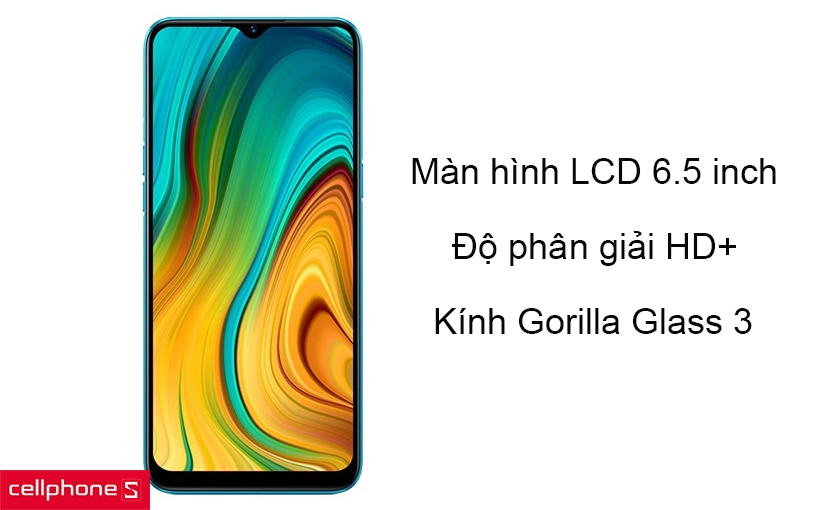 màn hình LCD 6.5 inch với 16 triệu màu