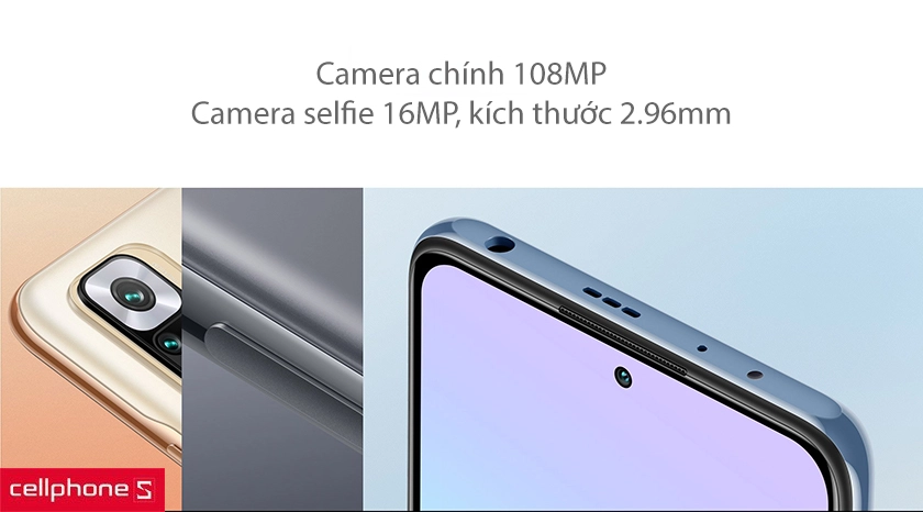 Điện thoại tầm trung sở hữu camera chính 108MP mạnh mẽ